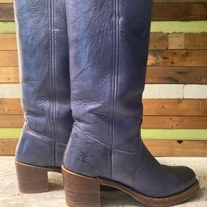 Electric Blue Frye Campus boots